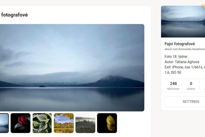 Přidejte se ke komunitě fajných fotografů!